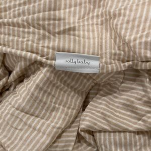 Neutral striped solly baby carrier